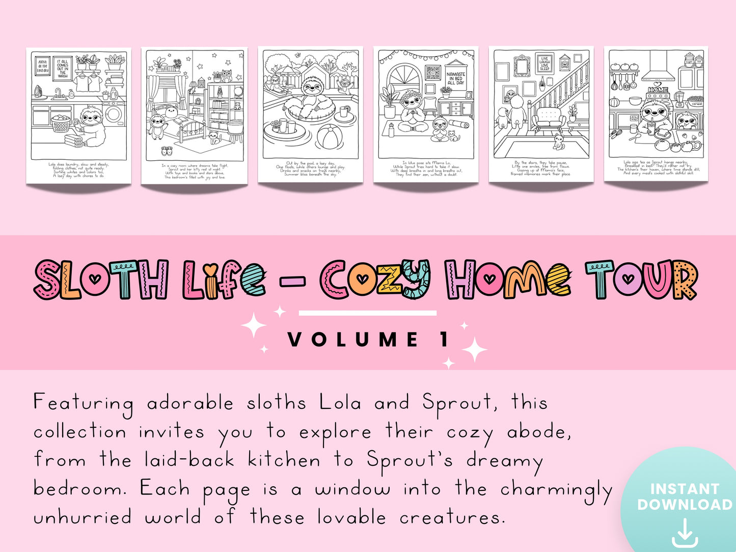 Sloth Life - Cozy Home Tour - Volume 1