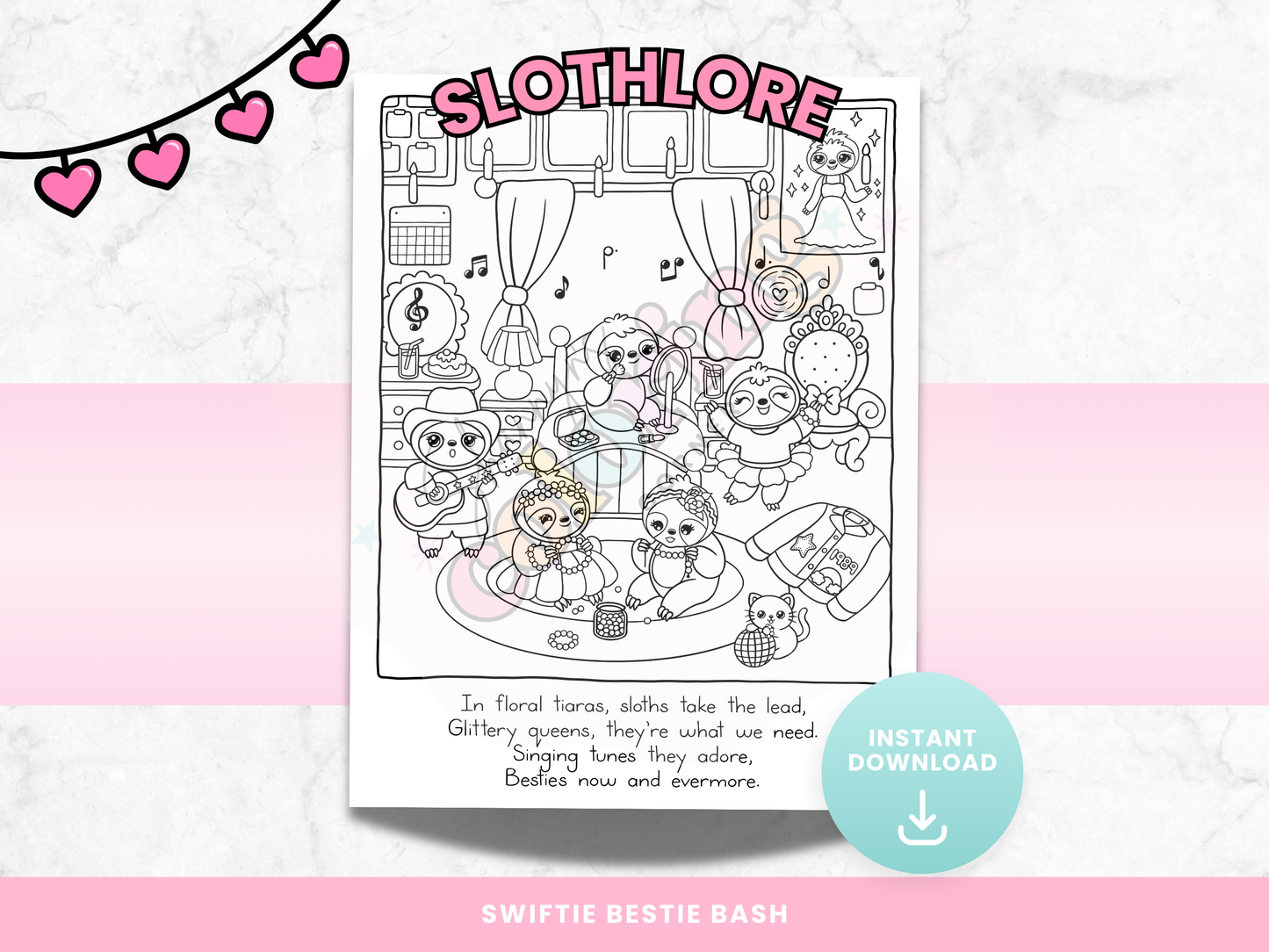 Slothlore: Swiftie Bestie Bash